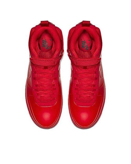 Nike Red Air Force 1 Foamposite for men
