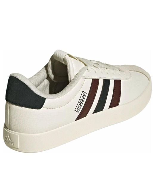 Adidas White Vl Court 3.0 'Cream Burgundy' for men