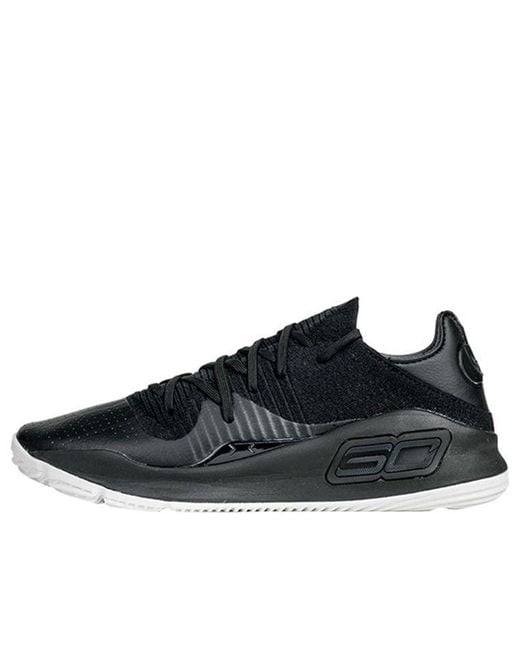 Under Armour Black Curry 4 Low for men