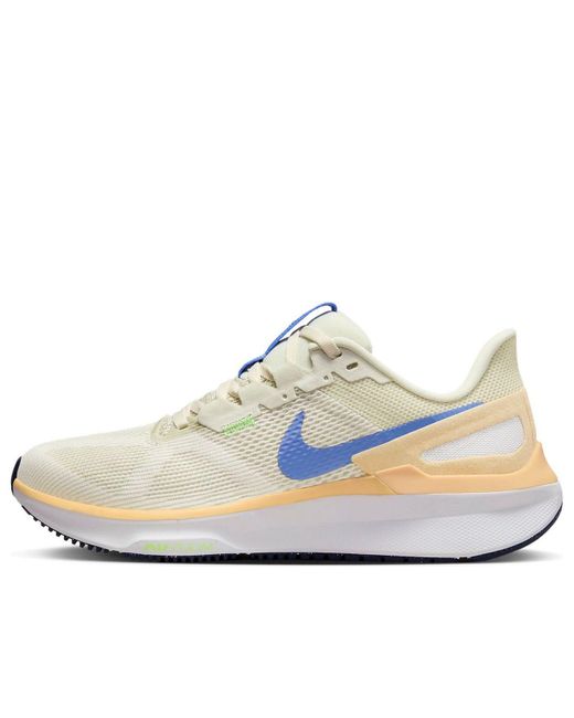 Nike White (Wmns) Air Zoom Structure 25 Road Running Shoes 'Sea Glass Summit'
