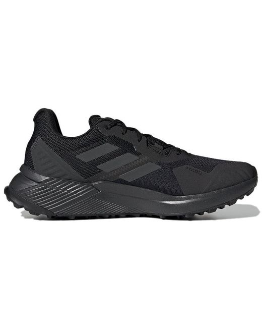 Adidas Black Terrex Soulstride Carbon' for men