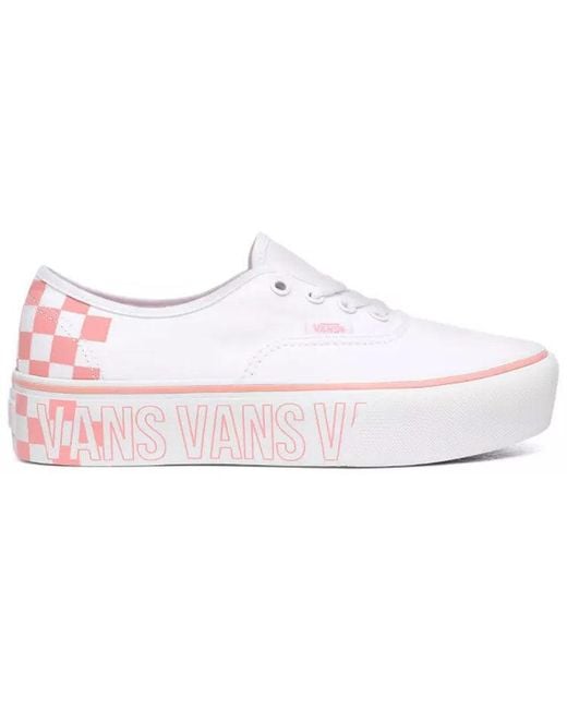 Vans White Authentic Platform 2.0 for men