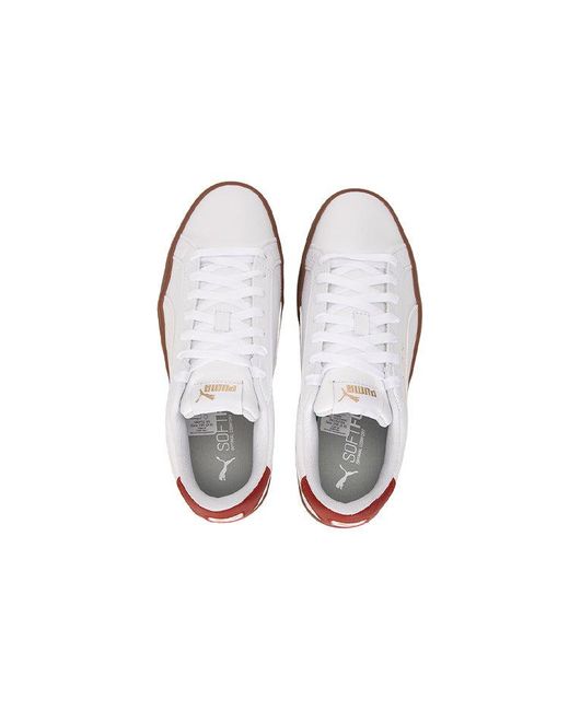 PUMA White Smash Vulc V3 Lo Chili Oil Gum' for men