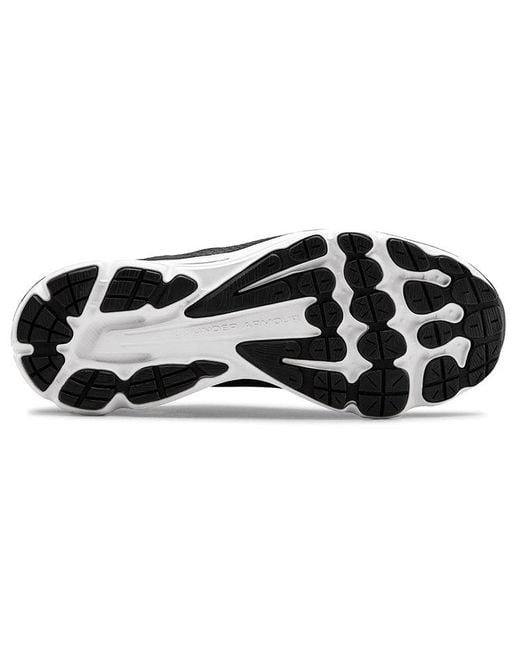 Under Armour Black Charged Gemini Graphite' for men