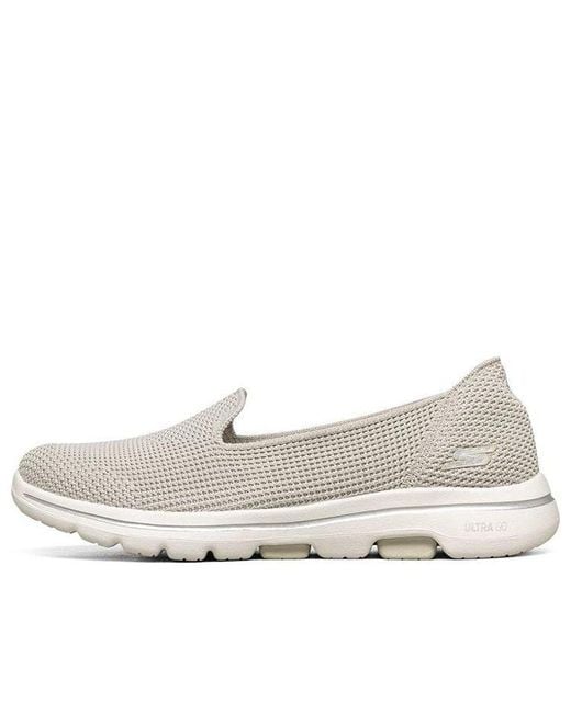 Skechers White (Wmns) Go Walk 5 Loafers