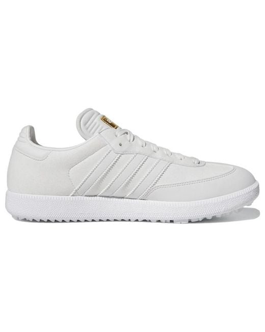 Adidas White Samba Spikeless Golf Se 'Crystal' for men