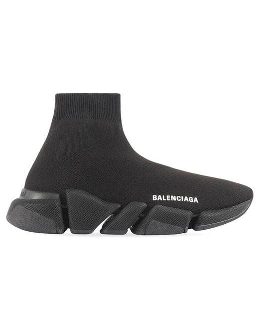 Balenciaga Black (Wmns) Speed 2.0 Sneaker Recycled Knit'