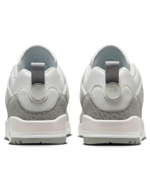 Nike White Spizike Low 'Summit Metallic' for men