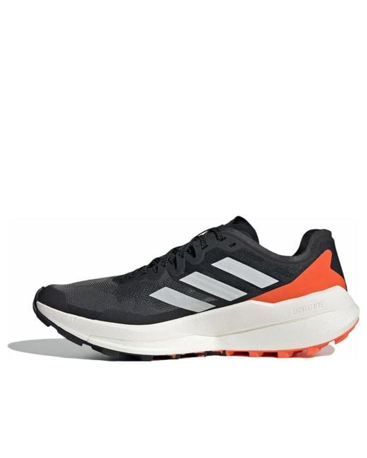 Adidas White Terrex Agravic Speed Trail 'Core Impact' for men