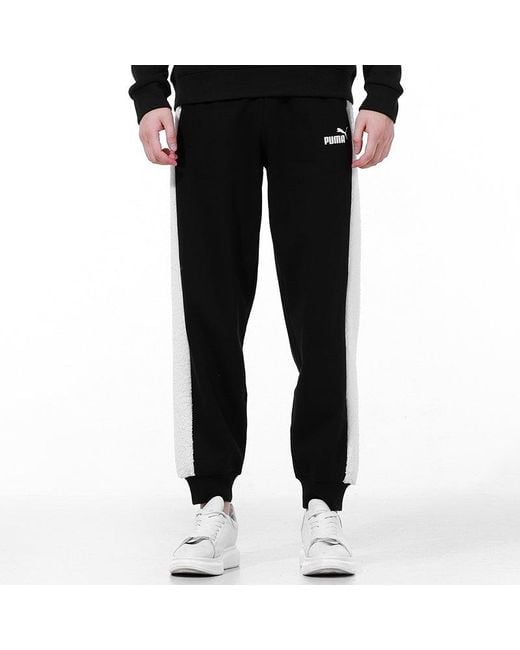PUMA Black Fleece Blocking Pants for men