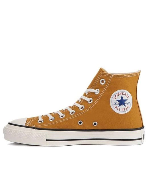 Converse Brown Chuck Taylor All Star J High-Top Canvas Shoes Ginger