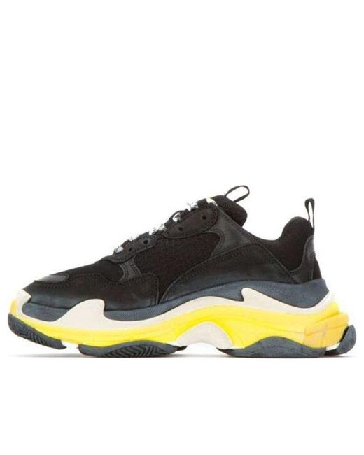 Balenciaga Yellow (Wmns) Triple S Daddy Shoes