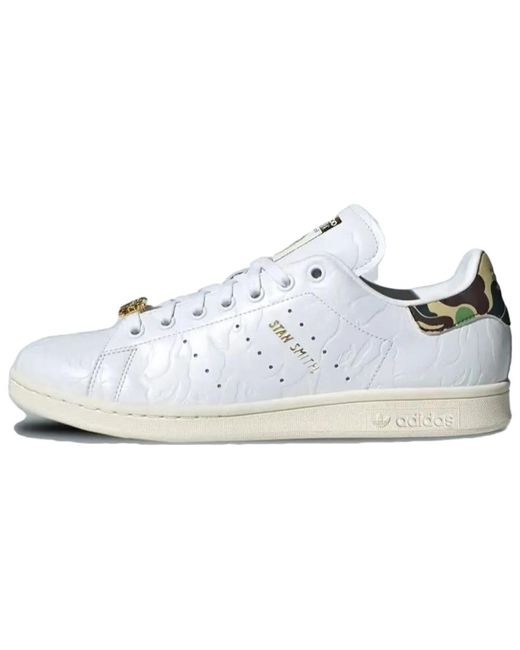 Adidas White X A Bathing Ape Stan Smith '30Th Anniversary' for men