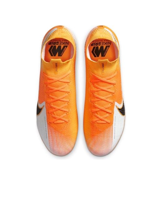 Nike Orange Mercurial Superfly 7 Elite Ag-Pro for men