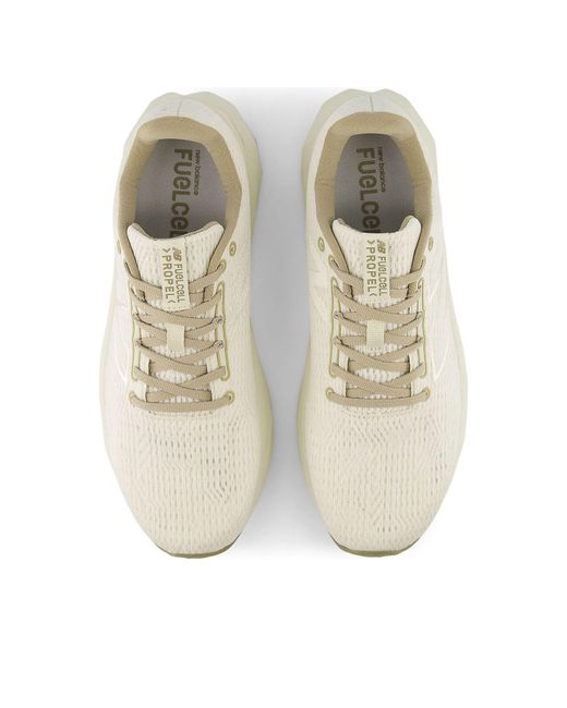 New Balance White Fuelcell Propel V5 for men