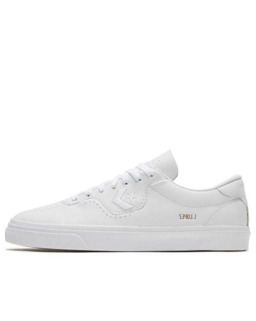 Converse White Louie Lopez Pro Low 'Triple' for men