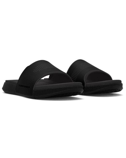 Under Armour Blue Ansa Elevate Slide Jet' for men