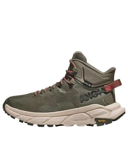Hoka One One Brown Trail Code Gore-Tex 'Castlerock Persimmon' for men
