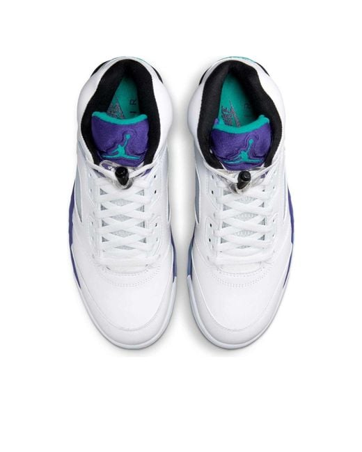 Nike Blue Air 5 Retro "Grape" Shoes for men