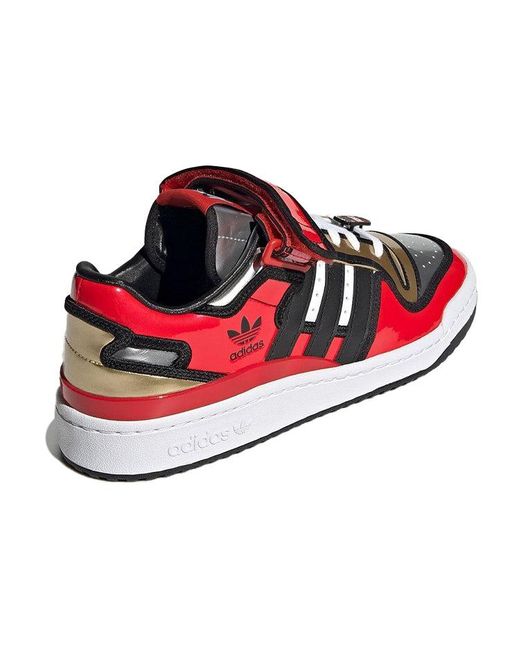 Adidas Red The Simpsons X Forum Low 'Duff Beer' for men