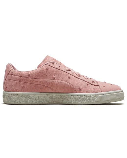 PUMA Pink (Wmns) Suede Studs Buty Sportowear