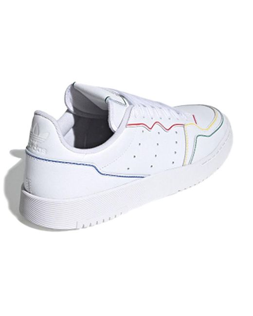 Adidas White Supercourt 'Cloud' for men