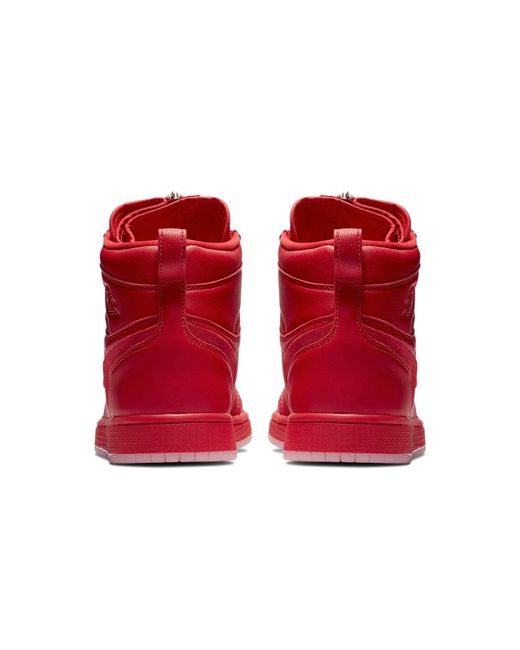 Nike Red (Wmns) 1 Retro High Zip X Anna Wintour 'University'