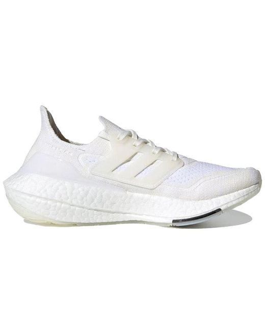 Adidas White (Wmns) Ultraboost 21 Primeblue 'Non Dyed'