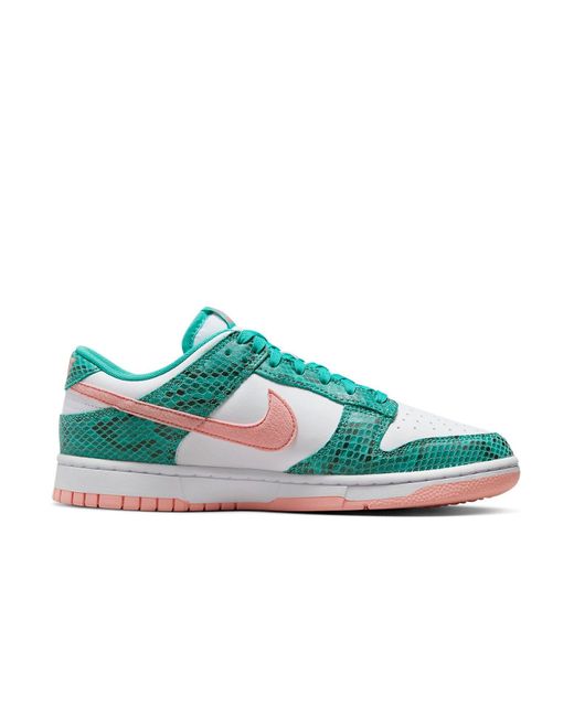 Nike Blue Dunk Low 'Washed Snakeskin' for men