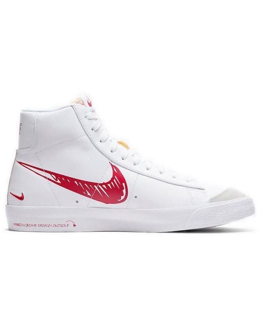 Nike White Blazer Mid 77 'Sketch for men