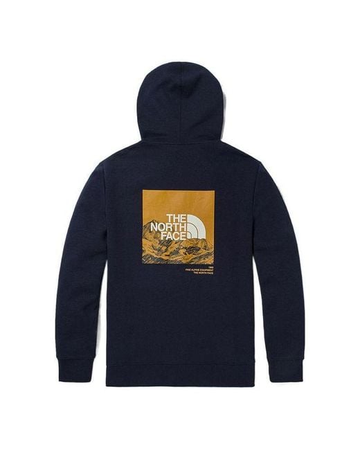The North Face Blue Ss22 Logo Hoodie for men