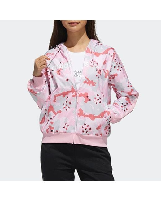 Adidas Pink (Wmns) Neo Windbreaker Jacket