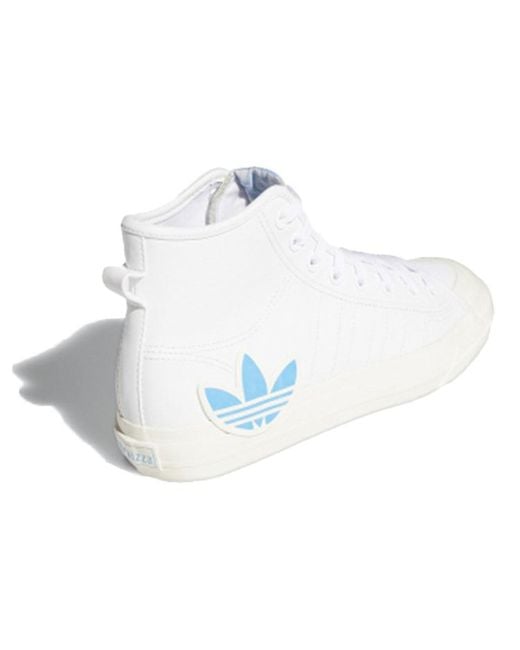 Adidas White Nizza Hi Rf for men