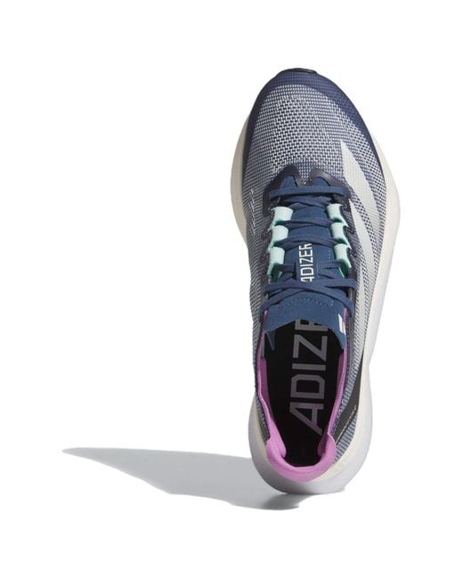 Adidas Blue (Wmns) Adizero Boston 12 'Preloved Ink Zero Metalic Aurora Ink'