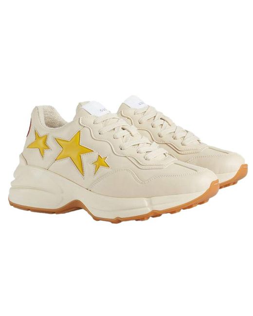 Gucci White (Wmns) Rhyton Sneakers 'Cream'