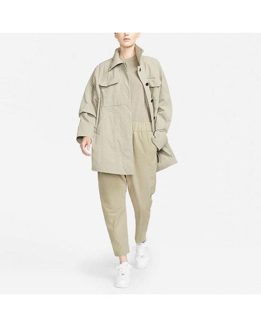 Nike Natural (Wmns) Esc Series Solid Color Pocket High Collar Jacket