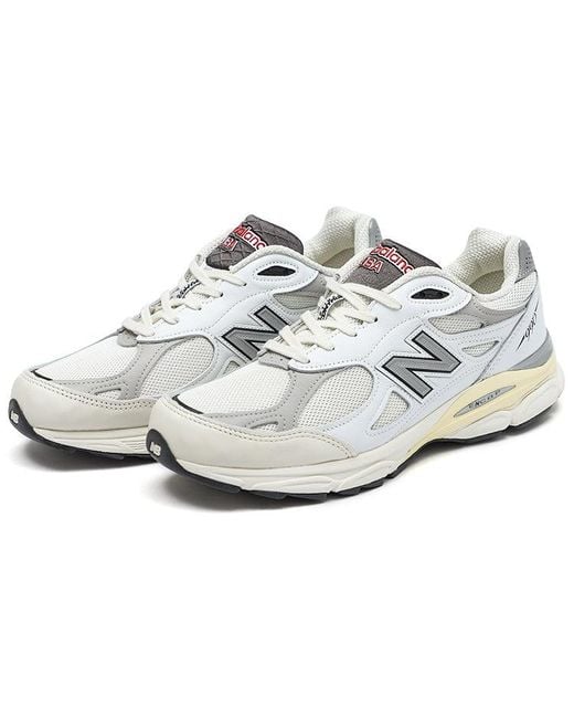 New Balance White Teddy Santis X 990V3 Made for men