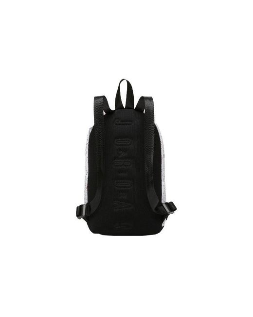 Nike White Athletic Zipper Opening Adjustable Strap Schoolbag Backpack