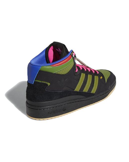 Adidas Black Hebru Brantley X Forum Mid Rt 'Frogboy' for men