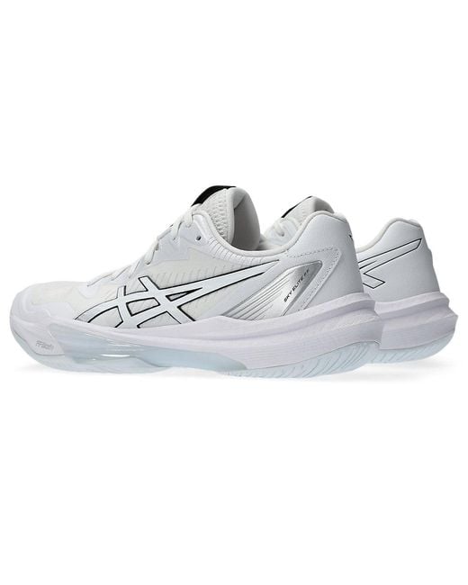 Asics White Sky Elite Flytefoam 3 Volleyball Shoes