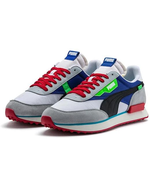 PUMA Blue Future Rider Ride On 'Dazzling' for men