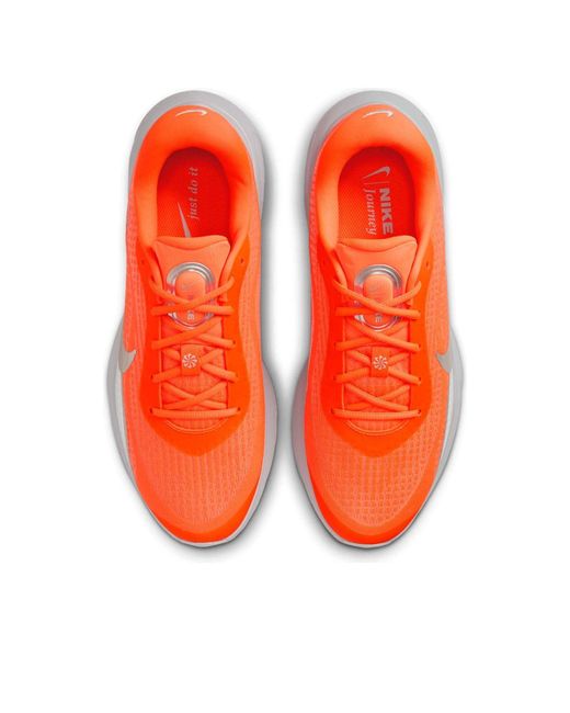 Nike Red Journey Run Premium 'Hyper Crimson Wolf Safety Metallic' for men