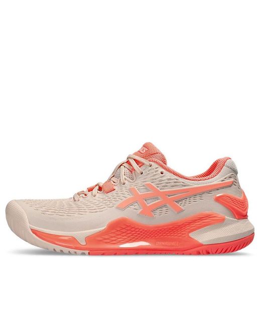 Asics Red (Wmns) Gel-Resolution 9 'Pearl Sun Coral'