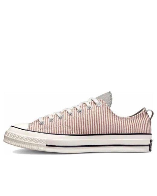 Converse White Chuck 70 Low 'Crafted Stripe' for men