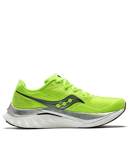 Saucony Green Endorphin Speed 4 'Citron' for men