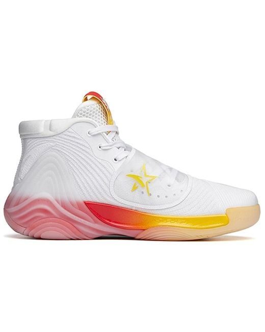 Anta White Klay Thompson 6 Basketball Shoes 'Star River' for men