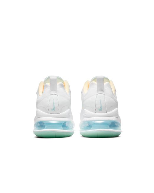 Nike White (Wmns) Air Max 270 React 'Light Dew Lagoon Pulse'
