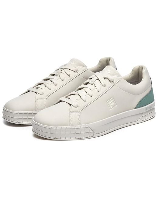Fila White Ace Skate Shoes for men