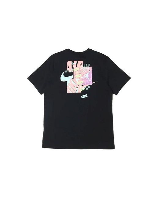 Nike Black Futura Funny Logo Printing Sports Breathable Short Sleeve for men