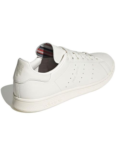 Adidas White Originals Stan Smith X Manchester United Shoes 'Cloud' for men